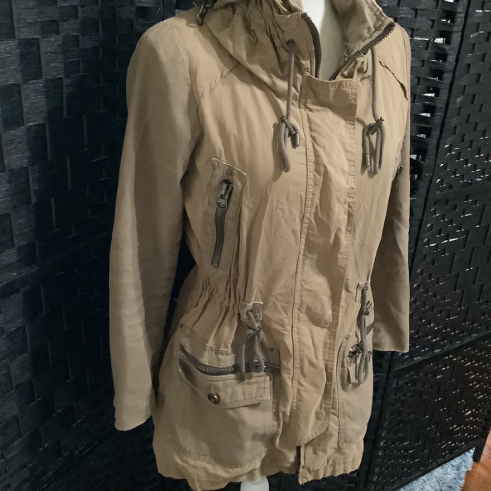Zara Basic Cargo Utility Jacket Xs - image 3